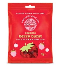 Jeleuri berry burst eco, 75g, Biona