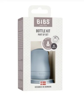 Kit pentru biberon 0luni+ Baby Blue, tetina latex flux lent, 5015231, Bibs - Img 3