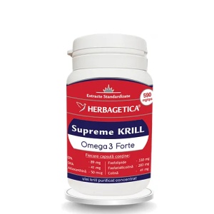 Krill Oil Supreme Omega 3, 60 capsule, Herbagetica