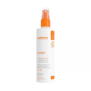 Lapte cu protectie solara pentru fata si corp SPF 50+ Sunlight, 200ml, Ivatherm