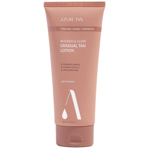 Lotiune hidratanta autobronzanta deschis/mediu, 200ml, Azure Tan