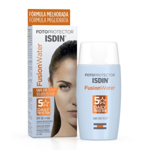 Lotiune protectie solara pentru fata SPF50 Fusion Water, 50 ml, ISDIN