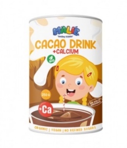 MALIE Cacao Pudra cu calciu Eco x 250g (Nature's Finest)