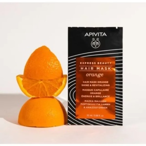Masca de par revitalizanta cu portocale Hair Express, 20ml, APIVITA - Img 2