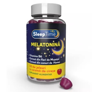 Melatonina Sleep Time, 50 jeleuri, Justin Pharma