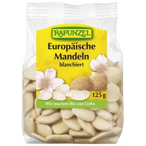 Migdale blansate eco, 125g, Rapunzel