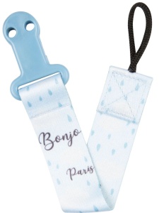 Panglica cu clip pentru suzeta Royal Baby blue, 51/025, Canpol