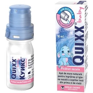 Picaturi nazale Baby, 10 ml, Quixx - Img 2