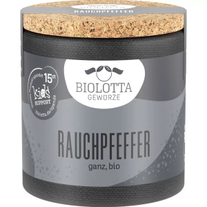 Piper boabe afumat Bio, 45g, BioLotta