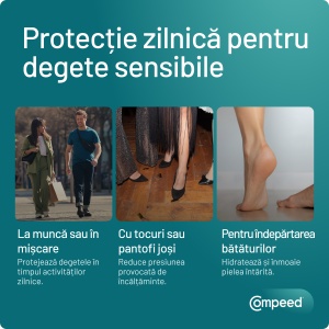 Plasturi pentru bataturi profunde, M, 10 bucati, Compeed - Img 5
