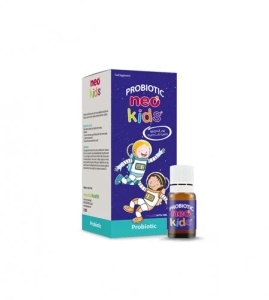 Probiotic cu aroma de tutti-frutti, 8 flacoane buvabile, Neo Kids