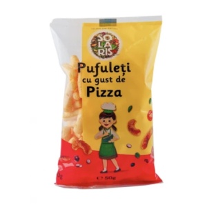 Pufuleti gust de pizza, 50g, Solaris