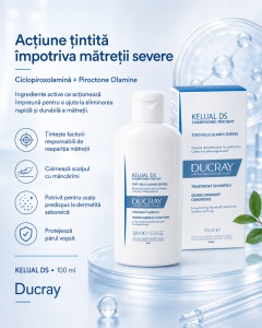 Sampon anti-matreata severa Kelual DS, 100ml, Ducray - Img 4