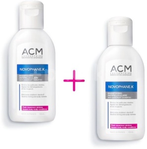 Sampon antimatreata cronica Novophane K, 125ml, 2 bucati, ACM