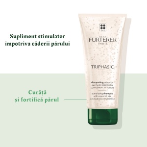Sampon impotriva caderii parului Triphasic, 200ml, Rene Furterer - Img 2