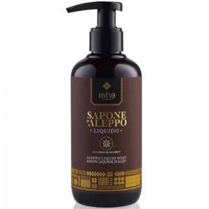 Sapun lichid de alep 25% cu ulei de dafin, 250ml, Isha