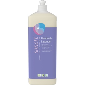 Sapun lichid eco cu lavanda pentru maini si corp, 1L, Sonett