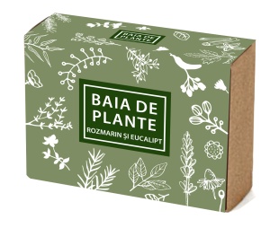Sapun natural cu rozmarin si eucalipt, 100g, Baia de Plante - Img 2