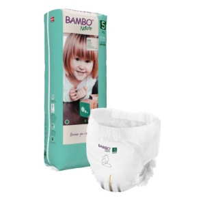 Scutece Bambo Nature nr.5 Pants Junior, 12-18kg, 38 bucati, Abena