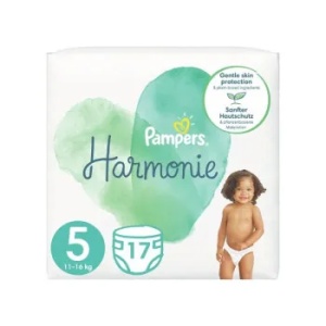 Scutece Harmonie Pampers nr. 5, 11+kg, 17 bucati, P&G
