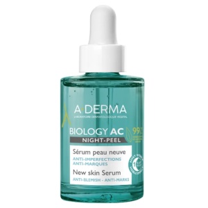 Serum peeling de noapte Biology AC, 30ml, A-Derma