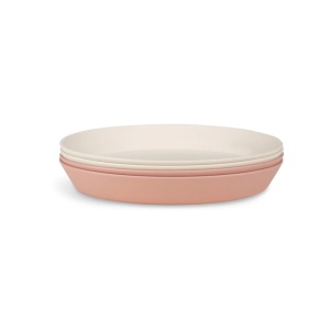 Set de farfurii bio Pink/Cream, 4 bucati, Citron - Img 2