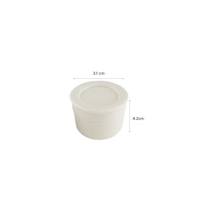 Set mini recipiente de sos Cream & Cool grey, 20ml, 2 bucati, Citron - Img 3