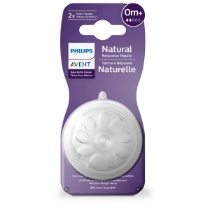 Set tetine cu debit pentru nou-născut +0 luni SCY962/02, 2 bucăți, Philips Avent - Img 5