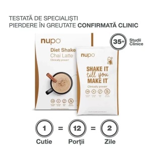 Shake dieta Chai latte, 12 plicuri, Nupo - Img 2