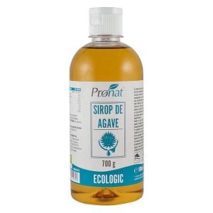 Sirop bio de agave, 500ml/700g, Pronat