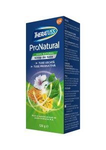 Sirop tuse uscata si productiva Theratuss ProNatural, 12 8g, Glaxosmithkline - Img 1
