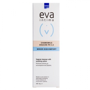 Solutie de curatare vaginala cu actiune calmanta Eva Intima Chamomile Douche pH 4.2, 147 ml, Intermed - Img 2