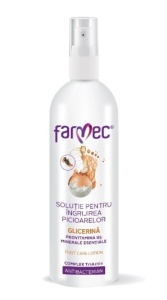 Solutie pentru ingrijirea picioarelor cu glicerina, 200ml, 630, Farmec