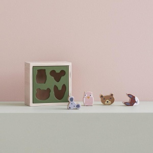 Sortator din lemn pentru dezvoltare EDVIN, Kids Concept - Img 2