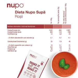 Supa de rosii dieta, 12 plicuri, Nupo - Img 3