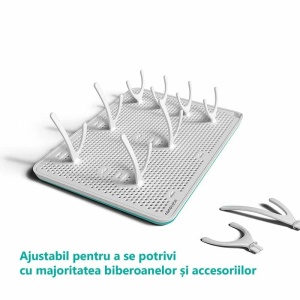 Suport uscare biberoane si accesorii, Nanobebe - Img 2