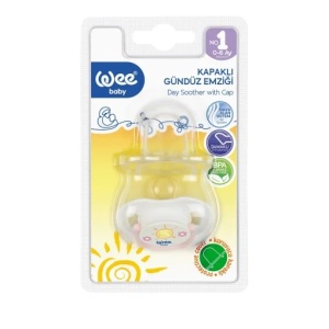 Suzeta silicon ortodontica pentru somn, 0-6 luni, 781, Wee Baby - Img 1
