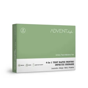 Test rapid infectii urinare 4in1, 2teste, Advent Life