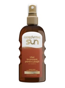 Ulei Bronzant Hidratant pentru Plajă, 150 ml, Gerovital Sun