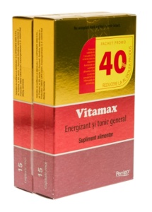 Vitamax, 15 + 15 capsule, pachet, Perrigo