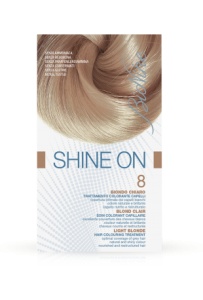 Vopsea tratament pentru par Shine On, culoare blond deschis 8, BioNike