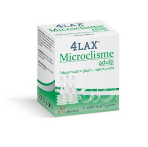 4Lax Microclisme adulti, 6 unidoze x 9g, Labormed - Img 2