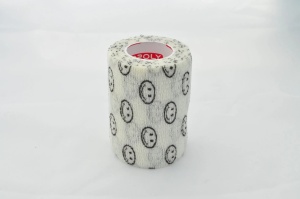 Bandaj autoadeziv 7,5cm x 4,5m, alb smiles, Copoly