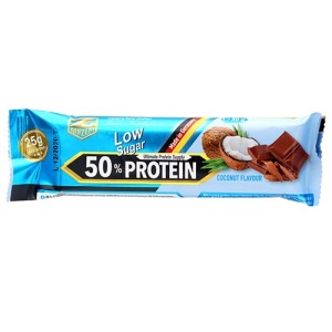 Baton 50% proteine cu aroma de cocos, 50g, Z-Konzept