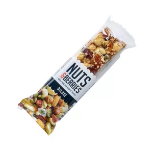 Baton crocant Deluxe cu nuci, seminte susan si dovleac eco, 40g, Nutsandberries
