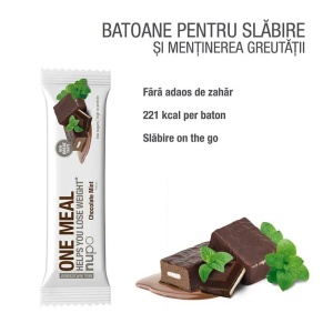 Baton One Meal Ciocolata cu menta, 60g, Nupo - Img 3