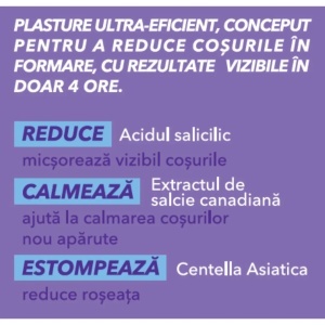 Benzacare plasturi pentru acnee Fast Fix 3in1, 36buc, Galderma - Img 2