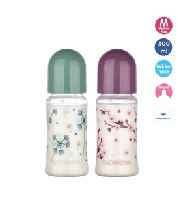 Biberon cu gat larg, 300ml, 48002, Baby Nova