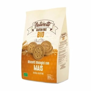Biscuiti cu porumb eco fara gluten, 300g, Naturotti