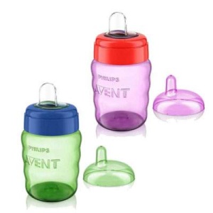 Cana cu tetina moale 9luni+ SCF553/00, 260 ml, Philips Avent